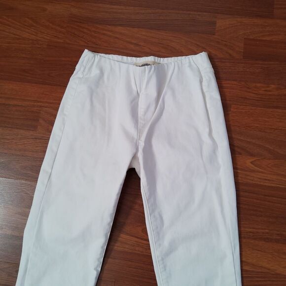 NWOT Soft Surroundings The Ultimate Pull On Ankle High Waist Leggings XS White - Picture 12 of 12